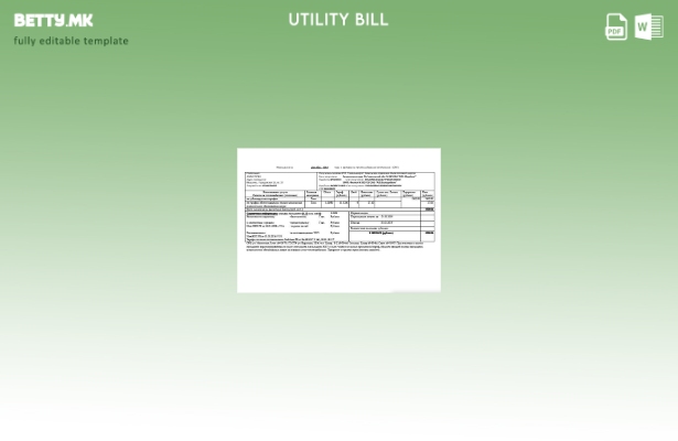модерен стил Белорусија Gomel energo шаблон за комунални сметки